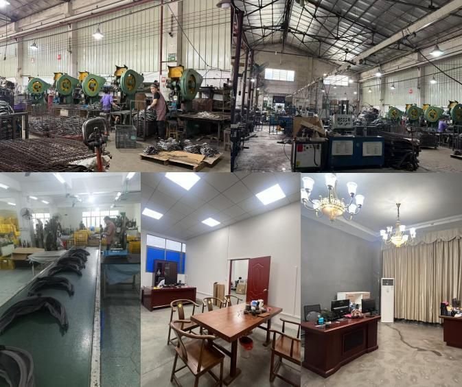 KJ Sport factory workshop: stamping machines, frames, office and meeting room