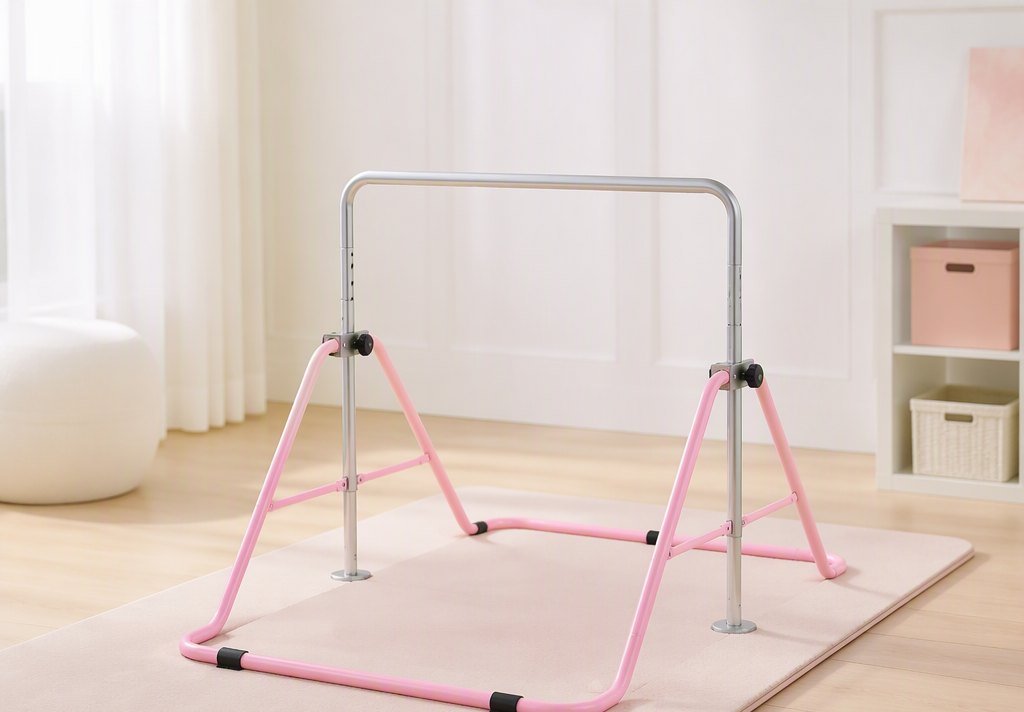 Children's Horizontal Bar with Gym Mat view 2
