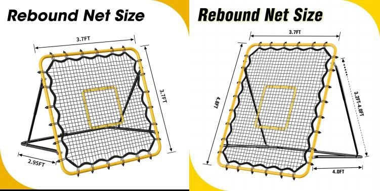 Adjustable-Angle Multi-Sport Rebound Net view 2